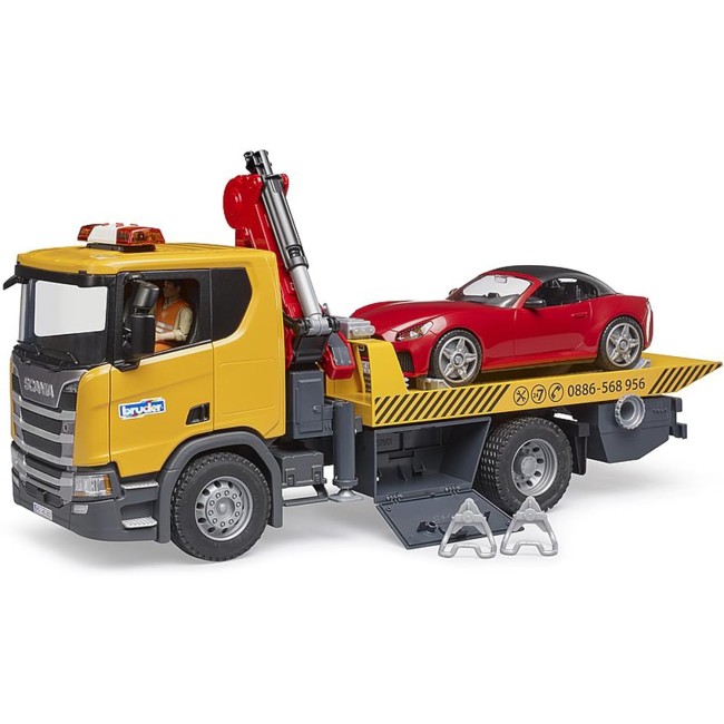 Camion Scania Carroattrezzi + Auto...