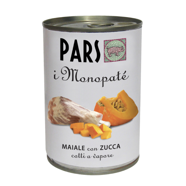 Monopatè Maiale e Zucca 385gr Pars