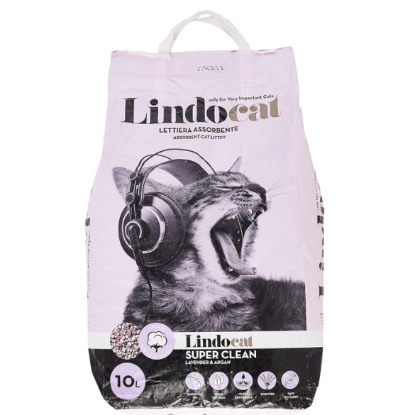 Sabbia per Gatto Superclean Lindocat 10L
