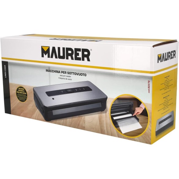 Macchina per Sottovuoto per Alimenti con Taglierina MAURER