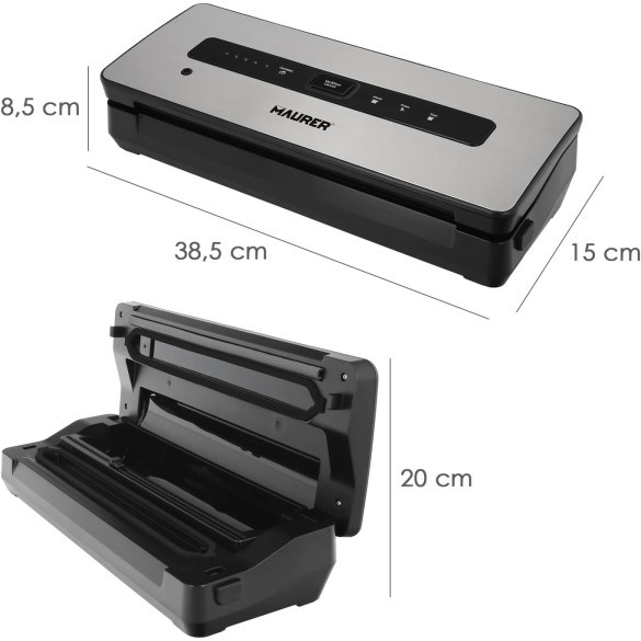 Macchina per Sottovuoto per Alimenti con Taglierina MAURER