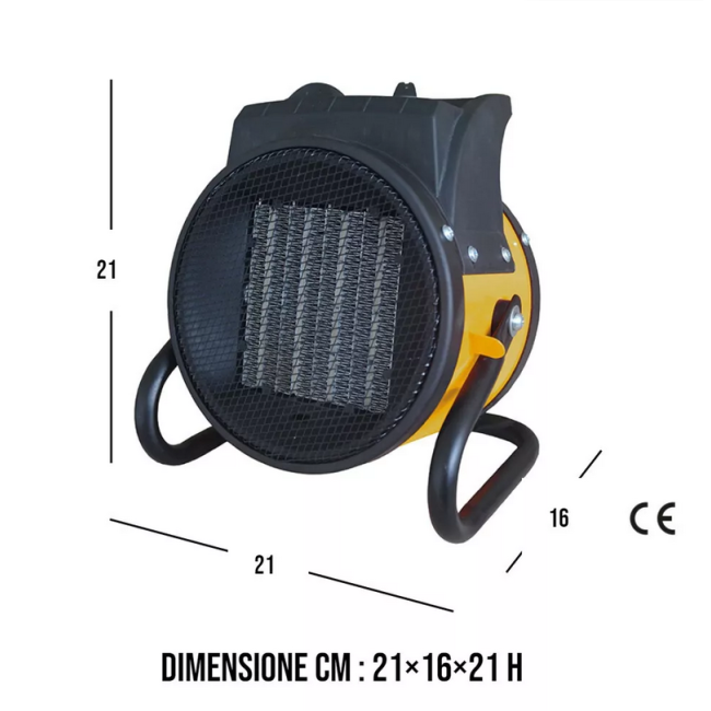 Termoventilatore Ceramico Tortuga II...