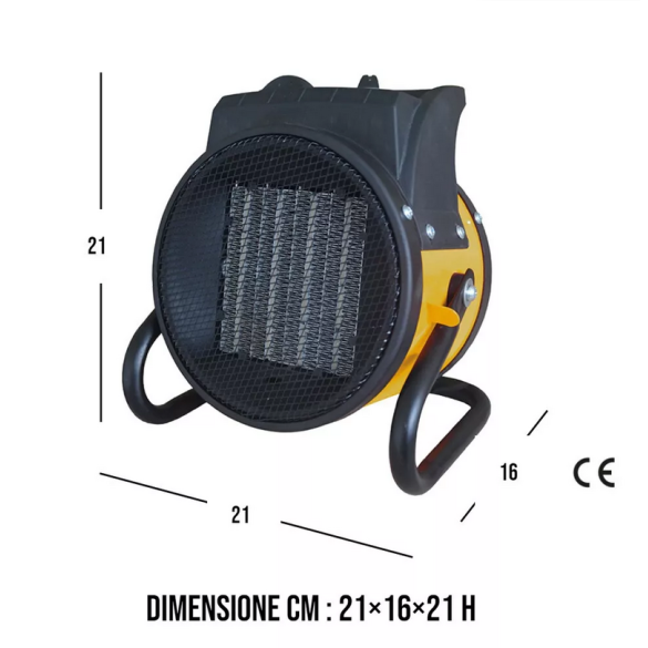 Termoventilatore Ceramico Tortuga II MAURER