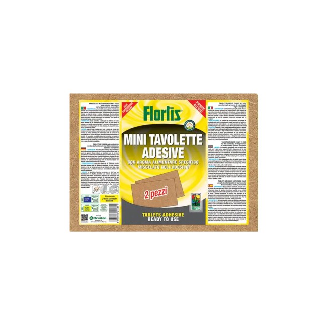 Mini Tavolette Adesive 2 pz per Topi...