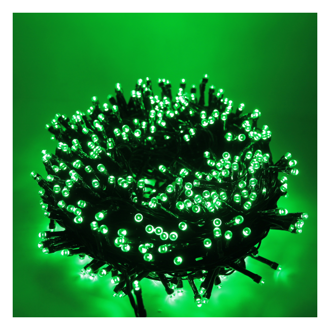 Luci 192Led Verde da Esterno 8 mt...