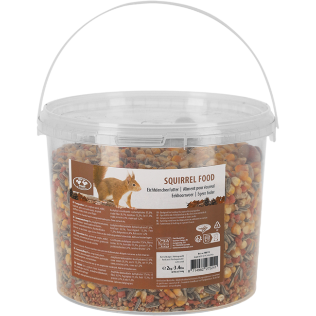 Cibo per Scoiattoli - Secchio, 2 kg...