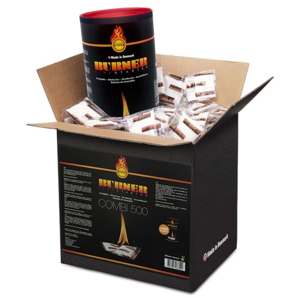 Accendifuoco ecologico 500 bustine BURNER