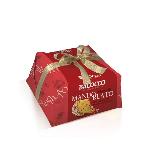 Panettone Mandorlato 1kg Incartato a Mano BALOCCO
