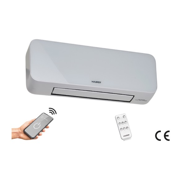 Termoconvettore Ceramico da Parete 1000/2000 W Smart Corfù MAURER