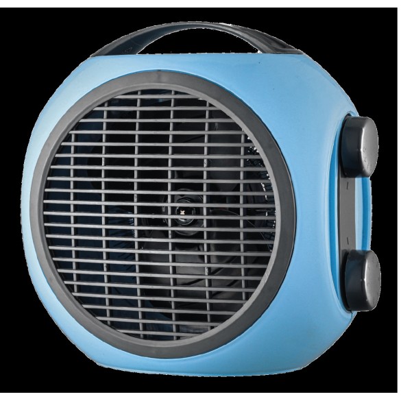 Termoventilatore Azzurro 2000W – 3 Selezioni Riscaldanti – Antiribaltamento – Sensore Mancanza Ossigeno VINCO