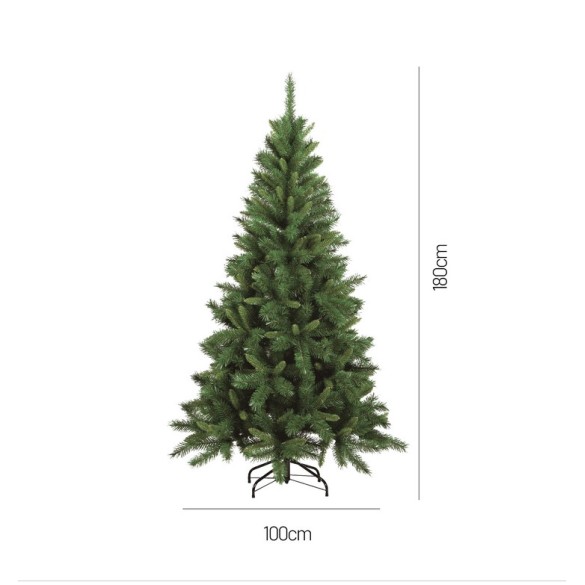 Albero di Natale Pino Amsterdam 180cm Due Esse Christmas