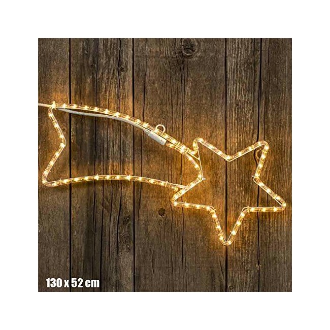 Stella Cometa Luminosa Bianca Calda...