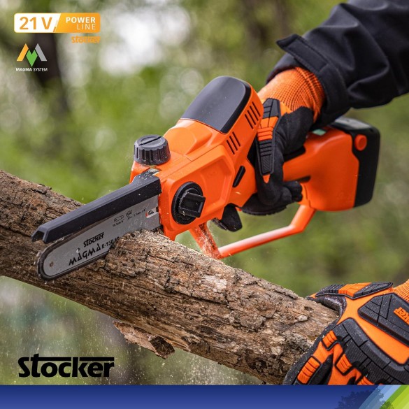 Kit Potatura Professionale Forbice + Motosega +  Batteria 2.6Ah STOCKER