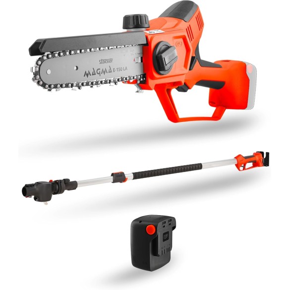 Kit Potatura Con Motosega 619 + Manico 584 e Batteria 312/7 STOCKER