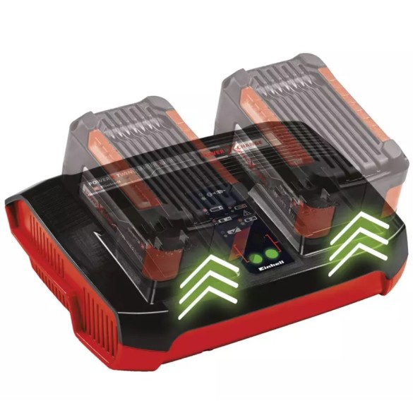 Kit Batteria e Caricabatteria PXC Starter Kit 2x 4,0Ah & Twincharger Kit 1 EINHELL