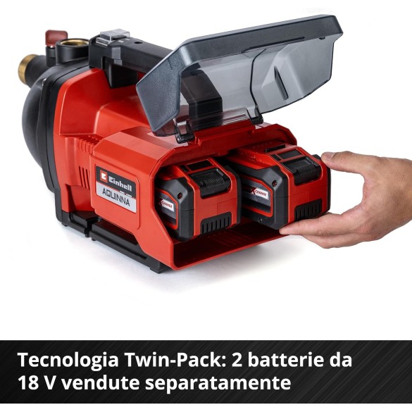 Pompa Autoadescante a Batteria AQUINNA 36/30 Batteria Non Inclusa EINHELL