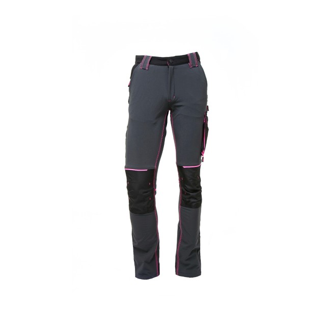 Pantalone Atom Grey Fucsia U-Power