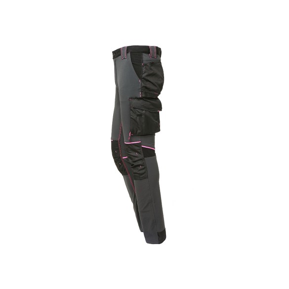 Pantalone Atom Grey Fucsia U-Power