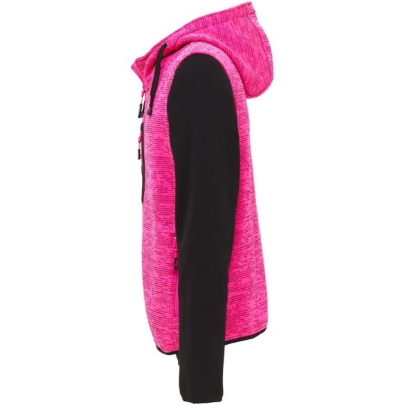 Felpa Donna Rainbow Lady Grigio-Fucsia Taglia XL U-POWER