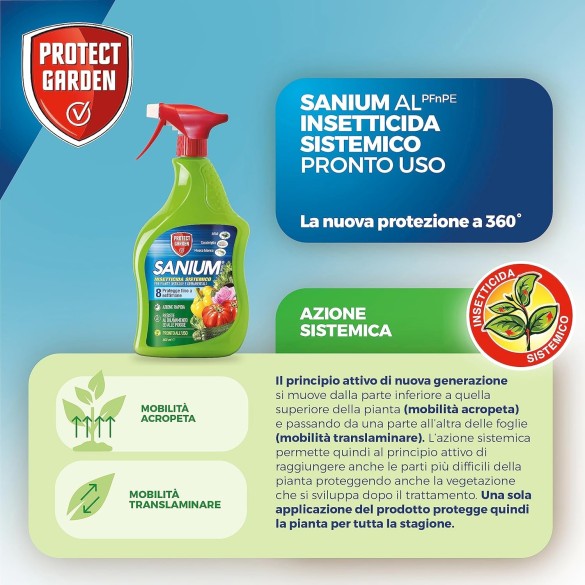 SANIUM Insetticida Sistemico Orticole e Fiori 800 ml
