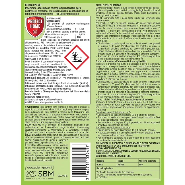 Bixan Insetticida Granulare a Rapida...