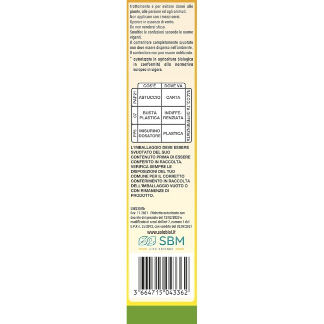 Vitikappa Fungicida Biologico 100gr...