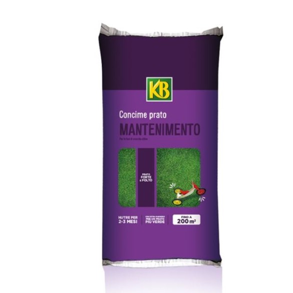 KB Concime per Tappeti Erbosi Evergreen 5kg Mantenimento del Prato e Aiuole a Lenta Cessione