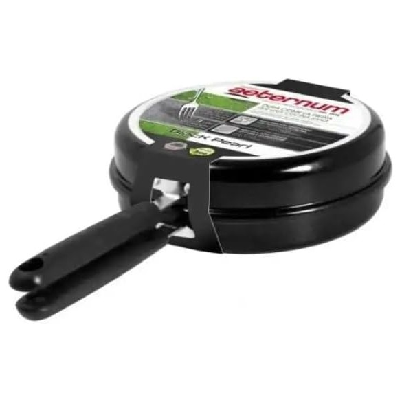Padella Doppia Girafrittata Ø 24cm x h 8,5cm Antiaderente Aeternum