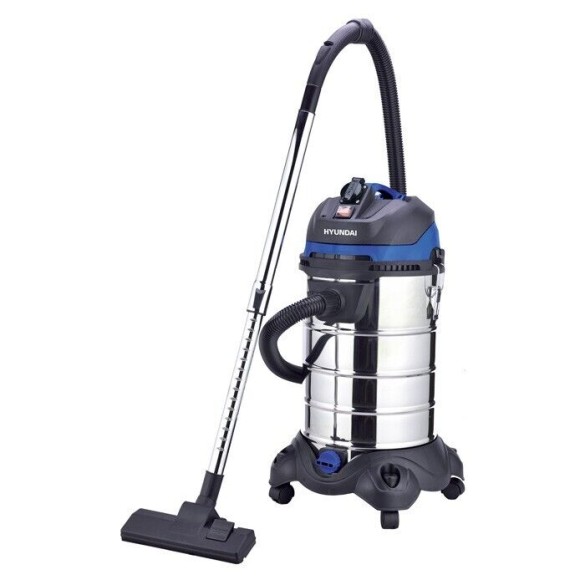 BidoneAspiratutto Hyundai 45031 per Solidi e Liquidi – Motore 1200 W –Scuotifiltro – Soffiante – Presa Utensile