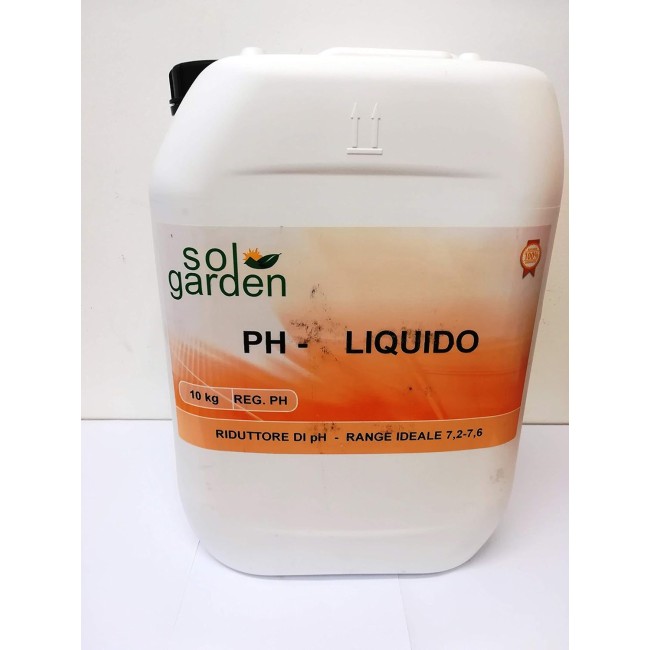 Riduttore Ph liquido 25kg Solgarden