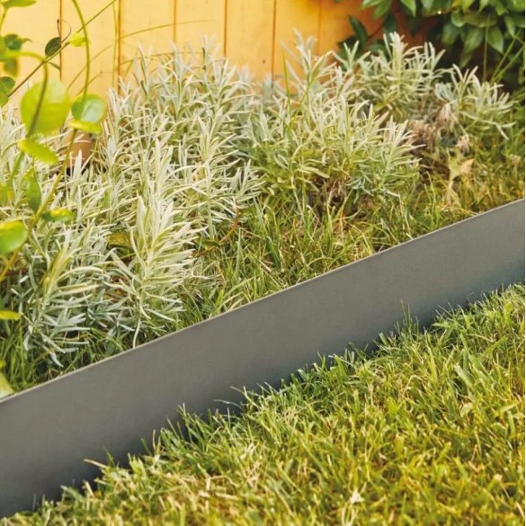 Bordo Ornamentale in  Acciaio Corten 112x35x100cm VERDEMAX