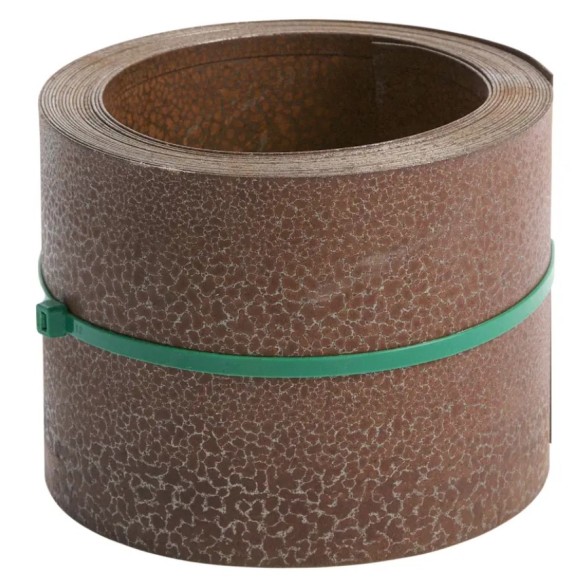 Bordo Flessibile per Aiuole in  Acciaio Corten 15x5cm VERDEMAX