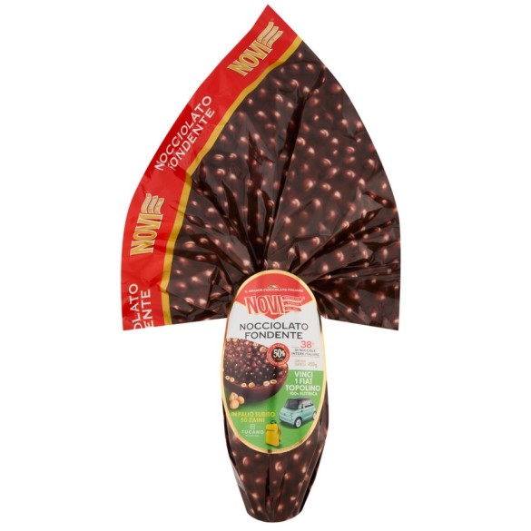 Uovo Nocciolato Gianduja, Fondente, Fondentenero 450g  NOVI