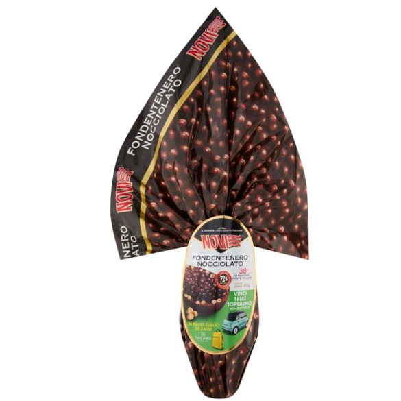 Uovo Nocciolato Gianduja, Fondente, Fondentenero 450g  NOVI