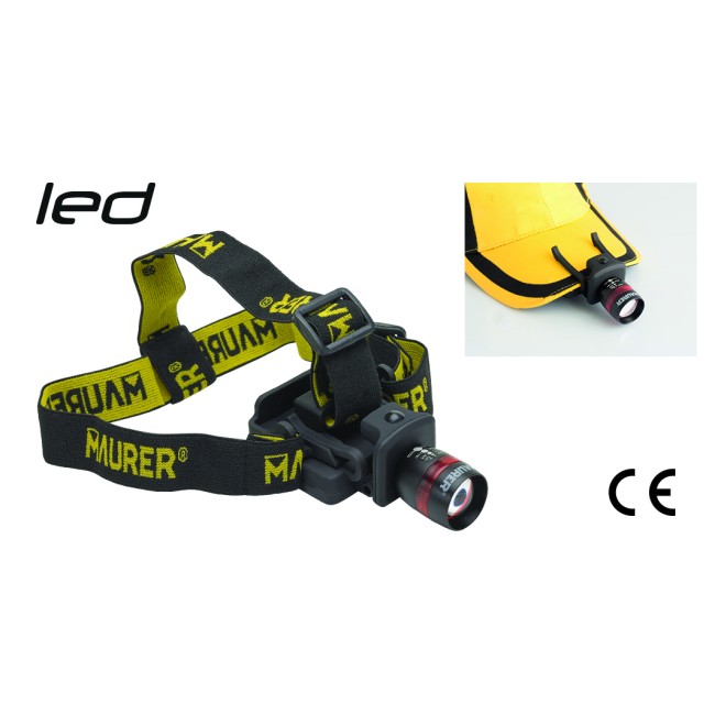 Torcia Da Minatore Led Batteria 3AAA...