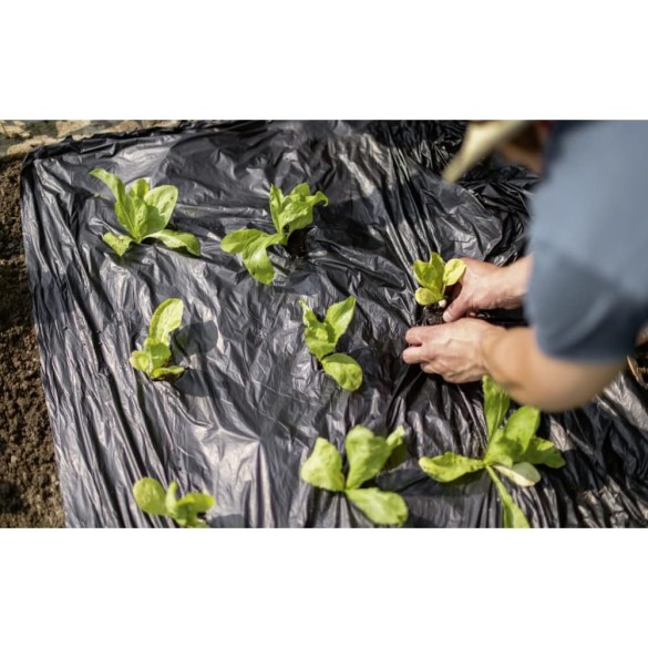 STOCKER Telo Per Pacciamatura Biodegradabile h1,40 x 100m Nero