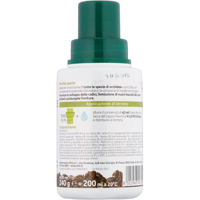 Concime Liquido Orchidee Cifo 200 ml