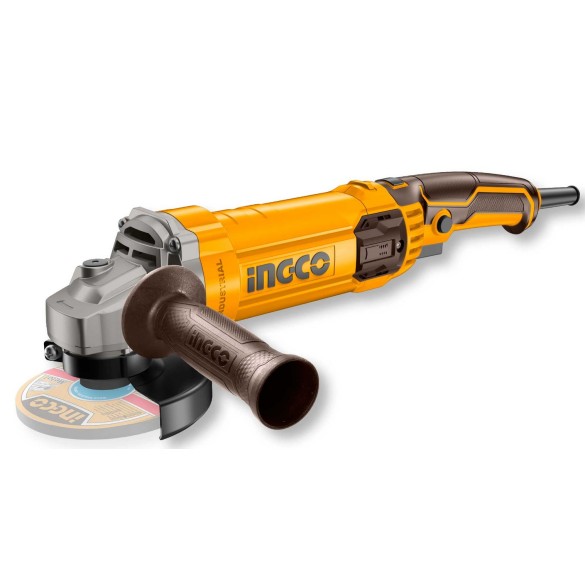 Flex Smerigliatrice Angolare AG1100385 125mm 1100W Professionale con Regolazione Velocità 5000-12000 giri/min INGCO