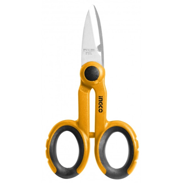 Forbice Da Elettricista 145mm Professionale Lama In Acciaio Inossidabile INGCO