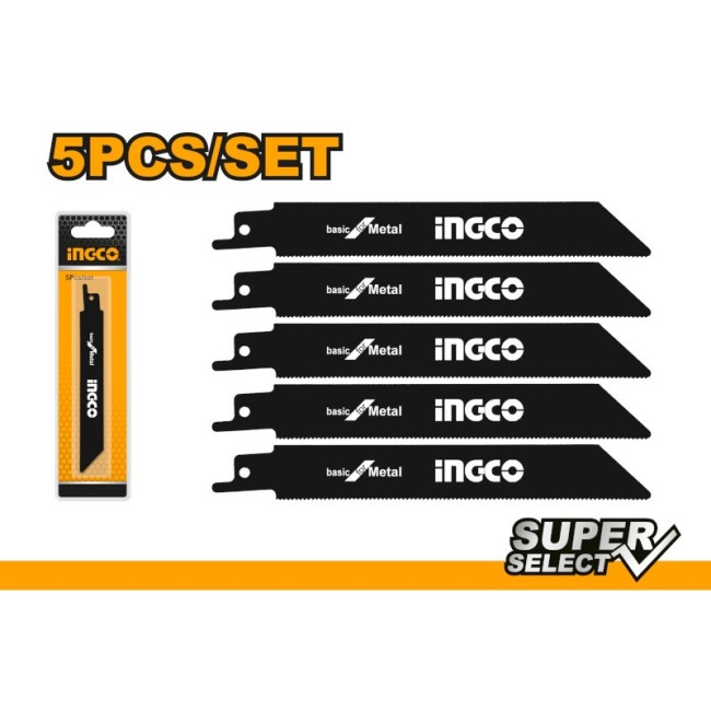 Set 5 Lame Ricambio 150mm Per Metallo...