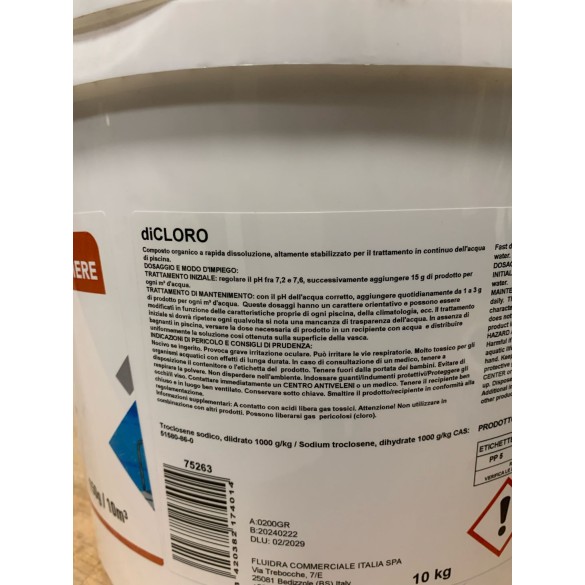 Aqua Sphere Dicloro Granulare 10KG