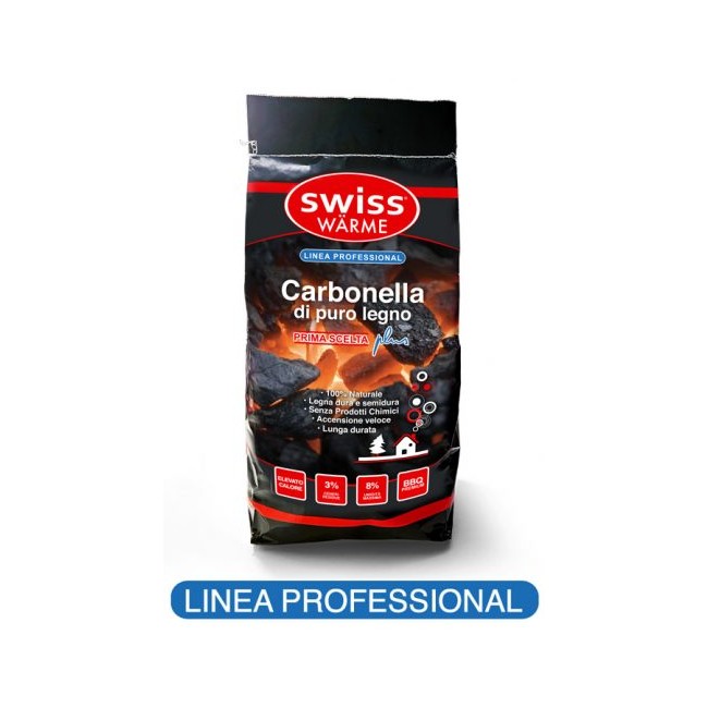 Carbonella per BBQ 3 Kg Swiss Warme...