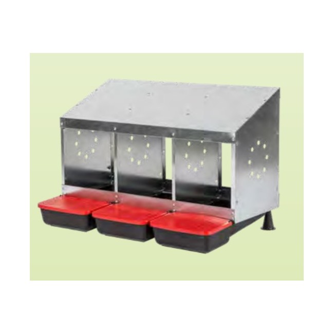 Nido 3 Fori Ovaiole Fondo Plastica...