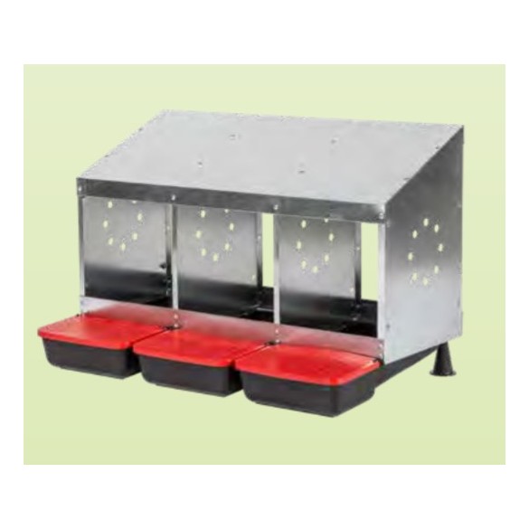 Nido 3 Fori Ovaiole Fondo Plastica Contro Fratelli