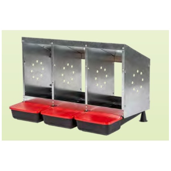 Nido 3 Fori Ovaiole Fondo Plastica Contro Fratelli