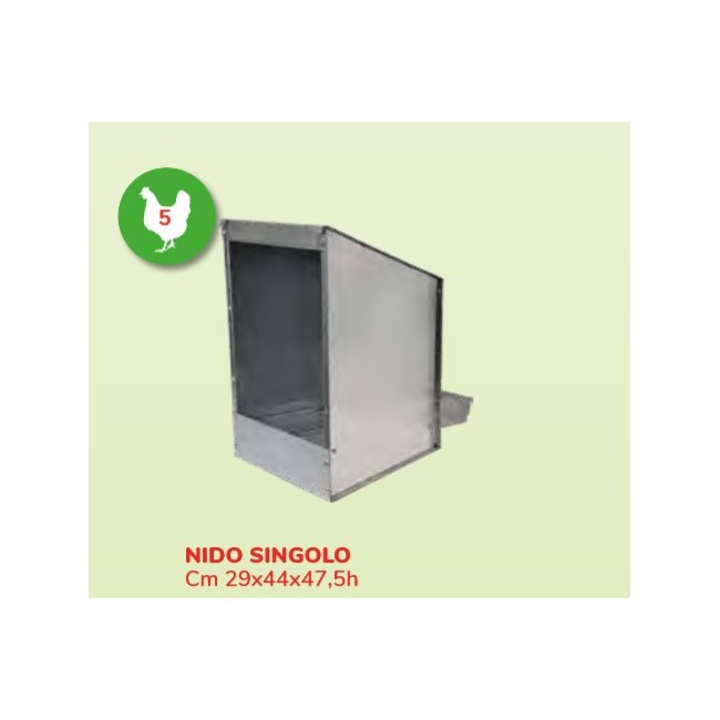 Nido Singolo Ovaiole Fondo Plastica...