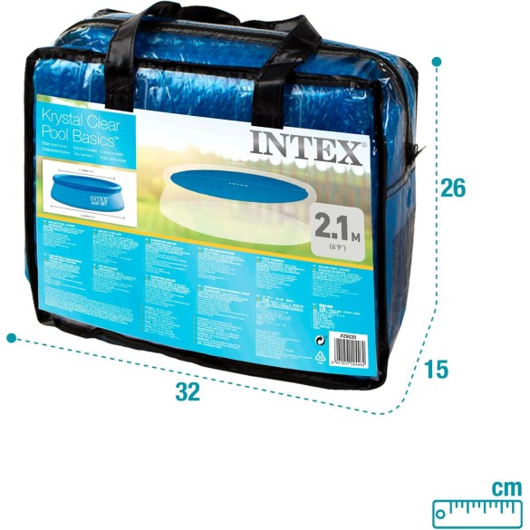 Telo Termico per Piscine Fuori Terra Diametro 244 cm 28010 INTEX
