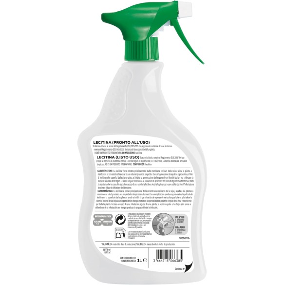 Fungicida Lecitina di Soia BIO Solabiol 1L