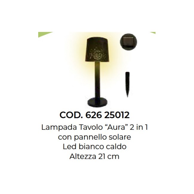 Lampada da Tavolo Aura 21cm con...