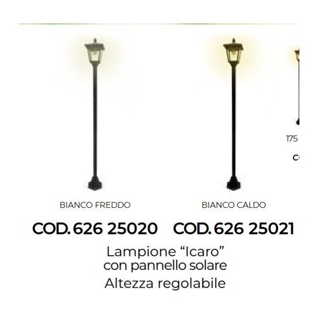 Lampione Icaro Altezza Regolabile...